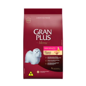 PCT GRAN PLUS MENU MINI AD FRANGO E ARROZ 1KG