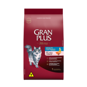 SCR GRAN PLUS GATO AD SALMÃO E ARROZ 10,1KG GRANEL