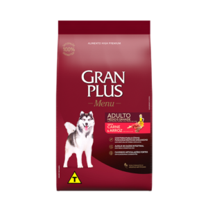 PCT GRAN PLUS MENU AD CARNE E ARROZ 3KG