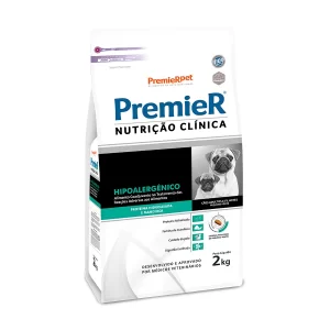 PCT PREMIER NUTRICAO CLINICA CÃO HIPOALERGENICO MAND P PEQ 2KG