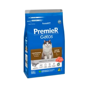 PCT PREMIER GATOS CASTRADOS 6 MESES A 6 ANOS SALMAO 500GRS