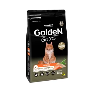 PCT GOLDEN GATOS CASTRADOS SALMAO 3KG