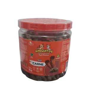 BIFINHO AMIGUITOS STICKS CARNE 1KG POTE