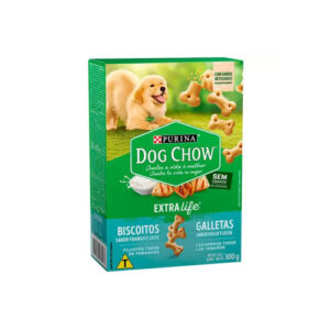 BISCOITO DOG CHOW INTEGRAL FILHOTE FRANGO E LEITE 300G