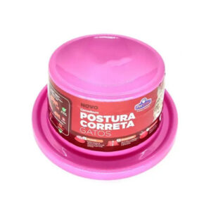 COMEDOURO PLASTICO POSTURA CORRETA GATOS PET INJET