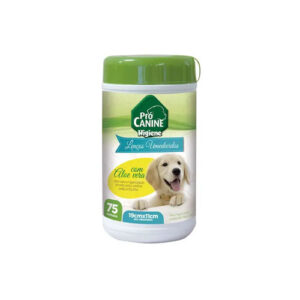 LENCO UMEDECIDO PRO CANINE FILHOTES 75UN