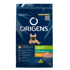 PCT ORIGENS CAES ADULTOS LIGTH FRANGO E CEREAIS 1KG