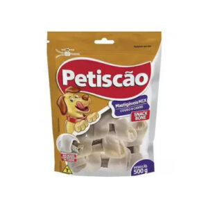 PCT OSSO NO SNACK BONE 05-06 500G COURO MAIS CARNE PETISCAO