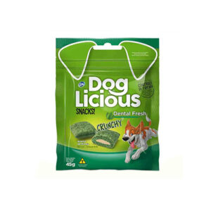 PETISCO DOG LICIOUS SNACK DENTAL FRESH CRUNCHY 45G