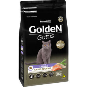 PCT GOLDEN GATOS ADULTOS SALMAO 1KG