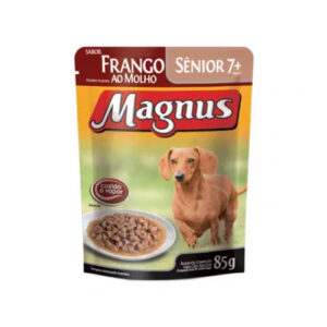 SACHE MAGNUS CAES SENIOR 7 MAIS FRANGO AO MOLHO 85G