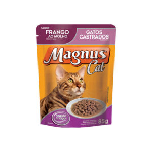 SACHE MAGNUS CAT ADULTOS CARNE AO MOLHO 85G