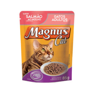 SACHE MAGNUS CAT ADULTOS SALMAO AO MOLHO 85G