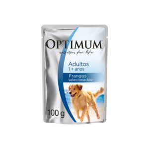 SACHE OPTIMUM CAES ADULTOS FRANGO 100G