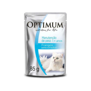 SACHE OPTIMUM CAT ADULTOS MANUTENCAO FRANGO 85G