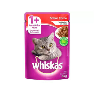 SACHE WHISKAS CARNE AO MOLHO EM SALSA 85G