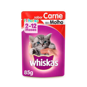 SACHE WHISKAS CARNE FILHOTE 85G