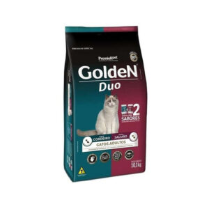 SCR GOLDEN GATOS ADULTOS DUO CORD/SALM 10KG