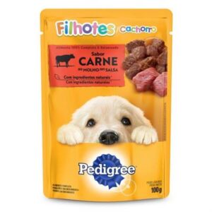 SACHE PEDIGREE FILHOTES CARNE 100G