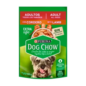 SACHE DOG CHOW ADULTOS TODOS OS TAMANHOS CORDEIRO 100G