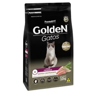 PCT GOLDEN GATOS CASTRADOS FRANGO 3KG