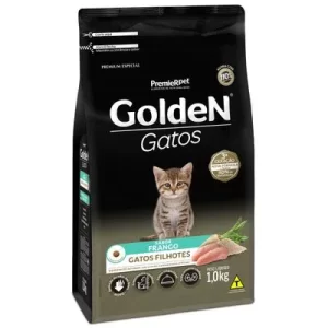 PCT GOLDEN GATOS FILHOTES FRANGO 1KG