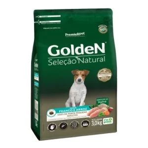 PCT GOLDEN SELECAO NAT FRANGO PEQ PORTE ADULTOS 3KG