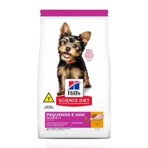 PCT HILLS CAES FILHOTE PEQUENOS E MINI 800G