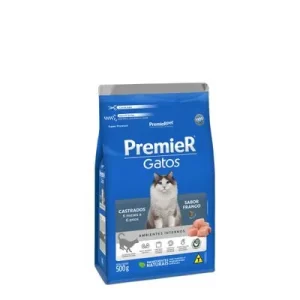 PCT PREMIER GATOS CASTRADOS 6 MESES A 6 ANOS FRANGO 500GRS