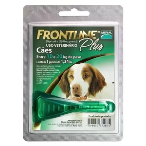 FRONTLINE PLUS CAES 10 A 20KG ANTIPARASITARIO