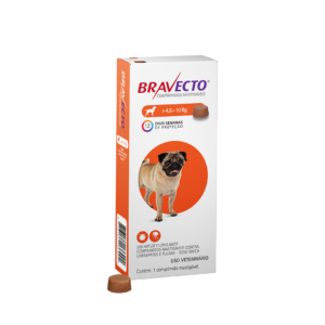 BRAVECTO CAES 250MG 4.5-10KG MASTIGAVEL