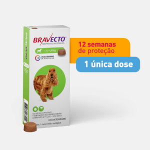 BRAVECTO CAES 500MG 10-20KG MASTIGAVEL