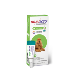 BRAVECTO CAES TRANSDERMAL 10 A 20KG 500MG