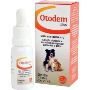 OTODEM PLUS 20ML PRODUTO OTOLOGICO