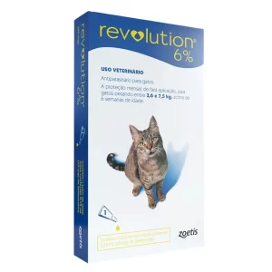 REVOLUTION 6% AZUL 2.6-7.5KG 0,75ML GATOS