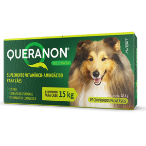 QUERANON PARA CAES ATÉ 15KG 30 COMPRIMIDOS