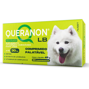 QUERANON PARA CÃES ATÉ 30KG LB 30 COMPRIMIDOS