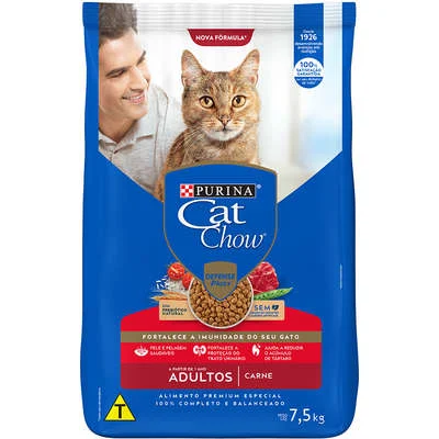 SCR CAT CHOW ADULTO CARNE 7,5KG