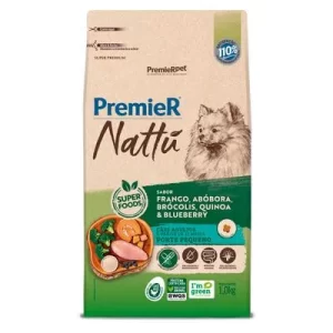 PCT PREMIER NATTU FILHOTE PEQ PORTE FRANGO E MANDIOCA 1KG