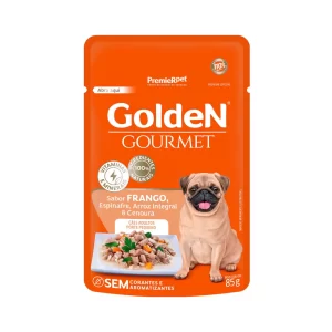 SACHE GOLDEN GOURMET CAO AD PEQ PORTE FGO 85G