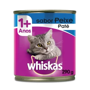 LATA WHISKAS PEIXE PATE 290G