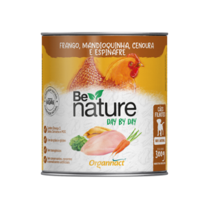 LATA BE NATURE DAY BY DAY CAES FILHOTES FRANGO 300 G ORGANNACT