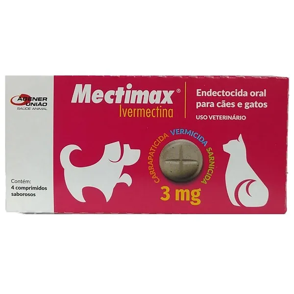 MECTIMAX 3 MG 4 COMPRIMIDOS