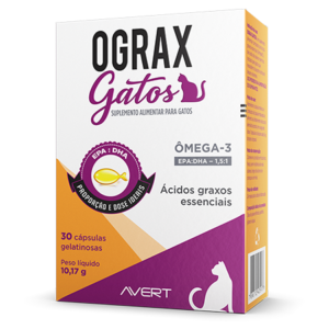 OGRAX GATOS 30 CAPSULAS