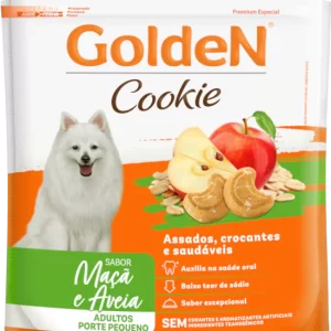 COOKIE GOLDEN MACA E AVEIA ADULTOS PORTE PEQ 350G