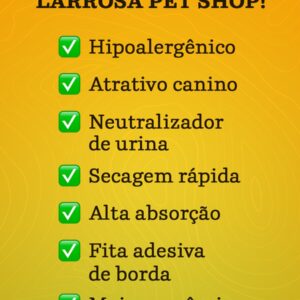 TAPETE HIGIENICO LARROSA 60X55CM COM 06 UN